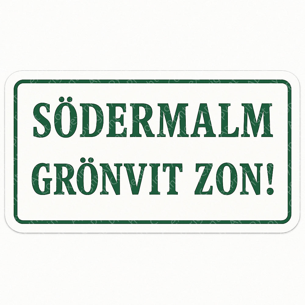 Södermalm - Grönvit Zon