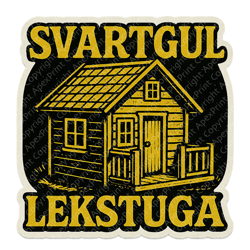 Svartgul Lekstuga