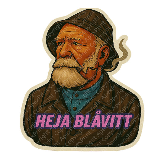 Fiskargubbe Blåvitt