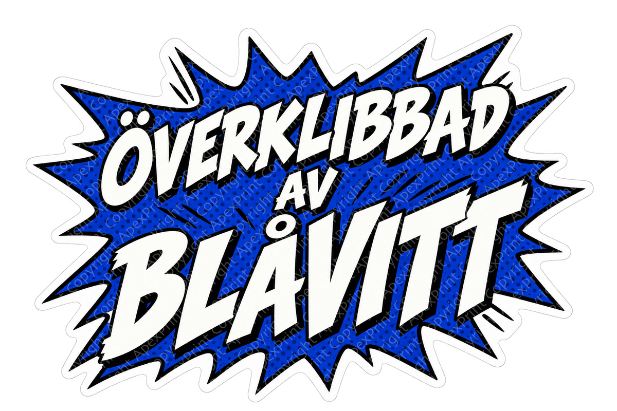 Överklibbad av Blåvitt