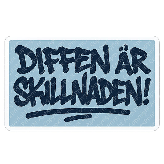 Diffen Är Skillnaden