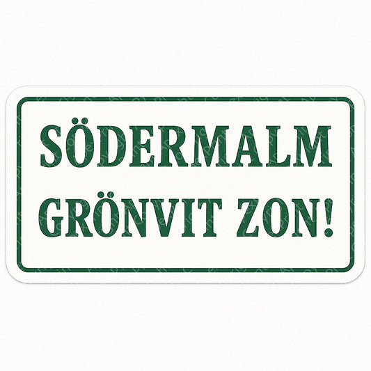 Södermalm - Grönvit Zon