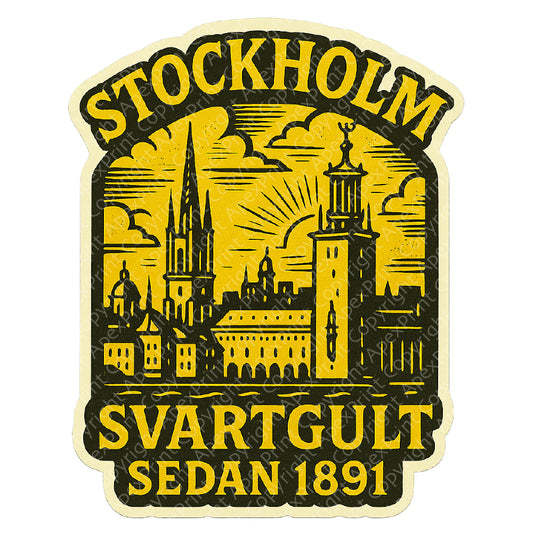 Stockholm - Svartgult Sedan 1891