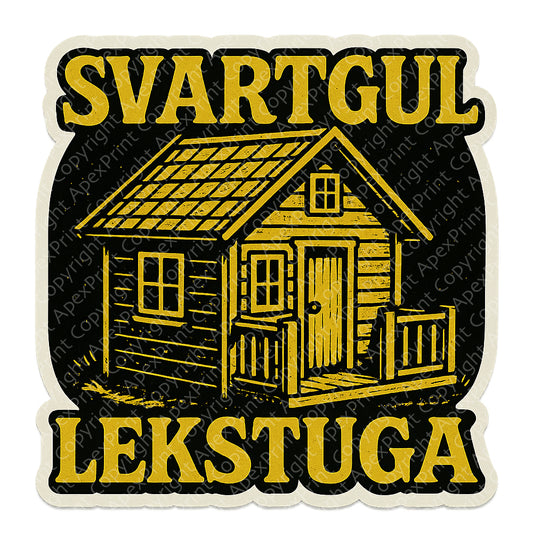 Svartgul Lekstuga